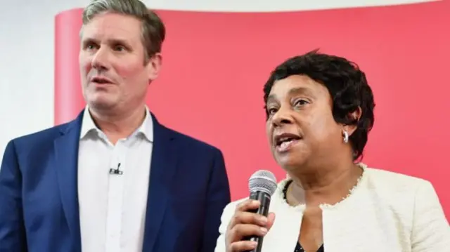 Doreen Lawrence with Keir Starmer