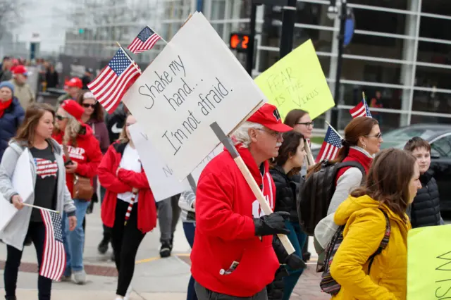 Protesters gather at Wisconsin's state capitol on Friday