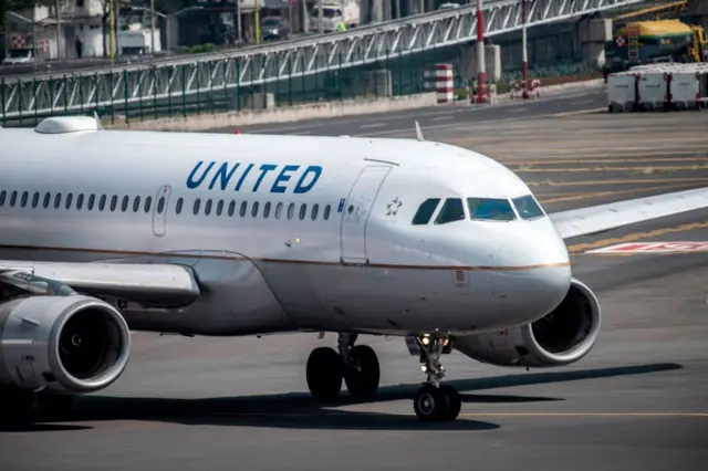 A United Airlines plane