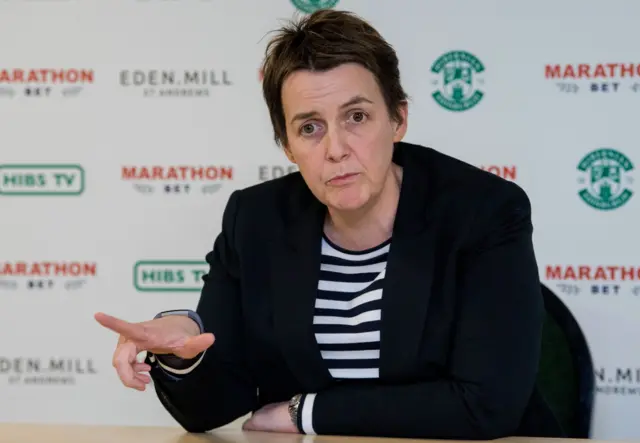 Hibernian chief executive Leeann Dempster