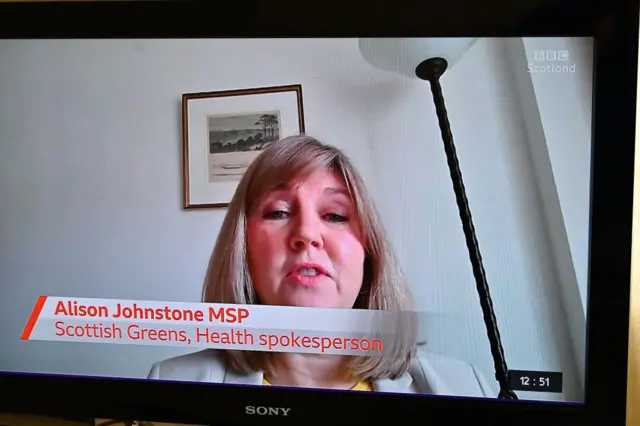 Alison Johnstone of the Green Party