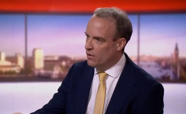 Dominic Raab on The Andrew Marr Show