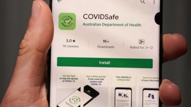 Australian government's new coronavirus tracing app "COVIDSafe"