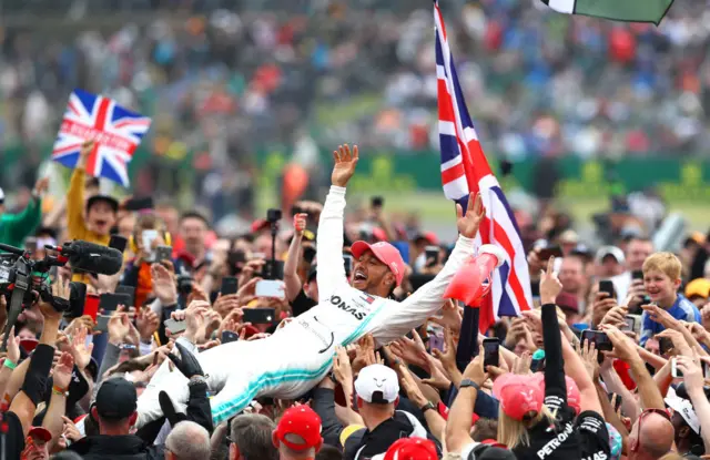 Lewis Hamilton won last year's British Grand Prix at Silverstone