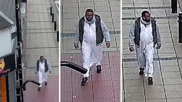 CCTV images of a man