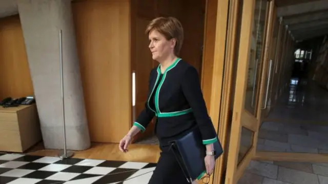 Ms Sturgeon said even a partial easing of restrictions could see the virus spread "very quickly"