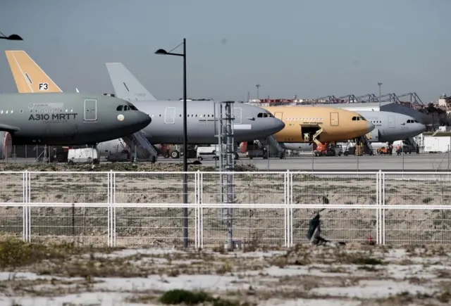 Airbus headquarters in Madrid, Spain.