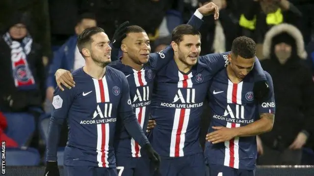 Paris St-Germain are 12 points clear at the top of Ligue 1, with a game in hand