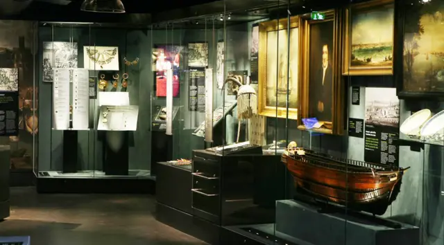 The Middle Gallery of the International Slavery Museum