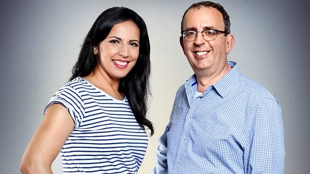 Aasmah Mir and Richard Coles