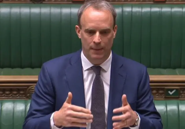 Dominic Raab at PMQs