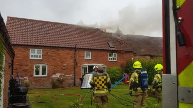 House fire in Tuxford