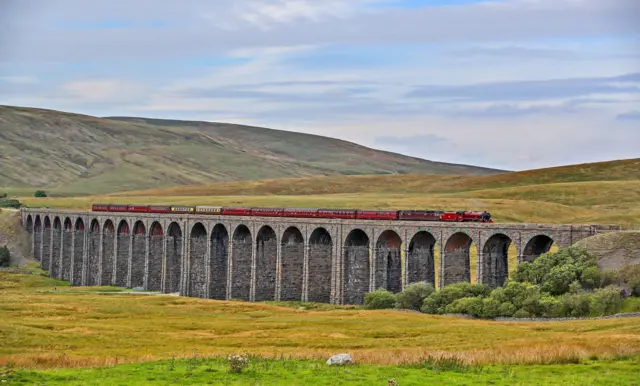 Ribblehead Viaduct in North Yorkshire