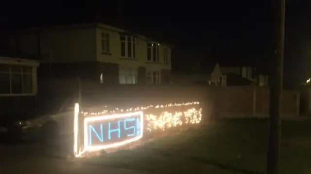 NHS sign, East Ardsley