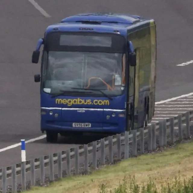 A Megabus coach