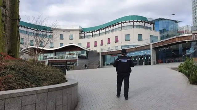 Police officer near the Bullring