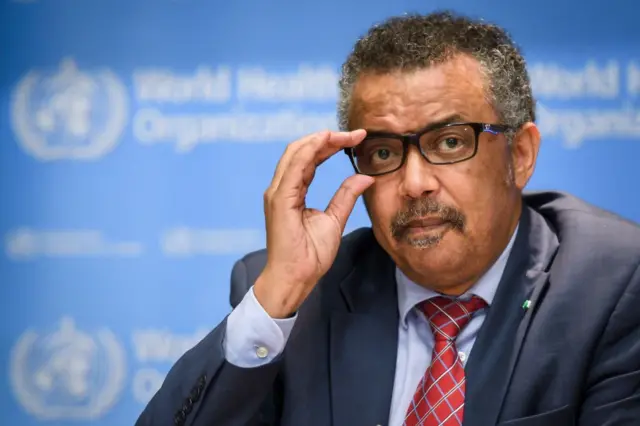 WHO director Dr Tedros Adhanom Ghebreyesus acknowleded the huge economic impact of the pandemic