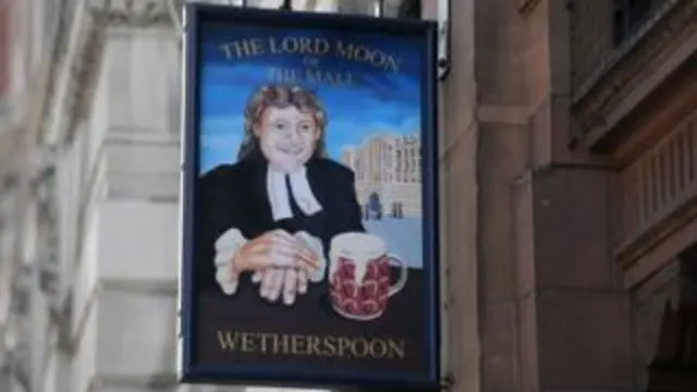 weatherspoons pub sign