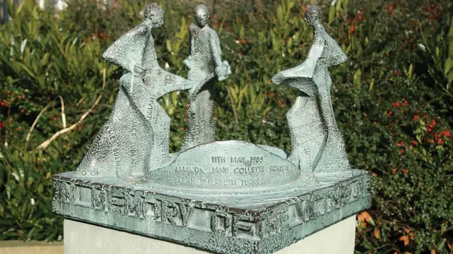 Fire memorial in Bradford