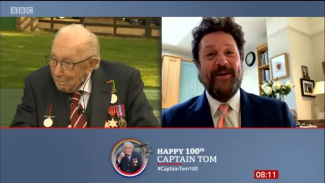 Captain Tom on Michael Ball