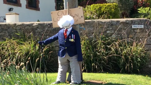 Captain Tom scarecrow