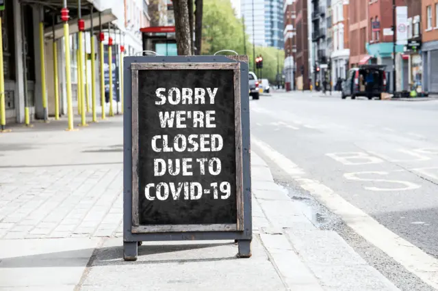 Covid-19 closed sign