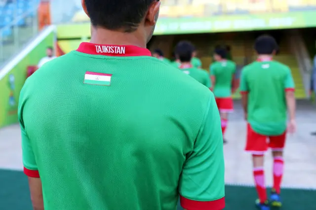 A Tajikistan national team member