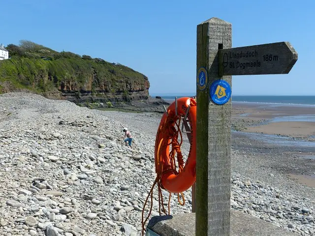 The Pembrokeshire Coast Path at Amroth