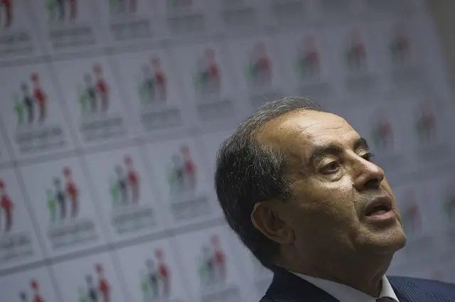 Mahmoud Jibril pictured in 2012