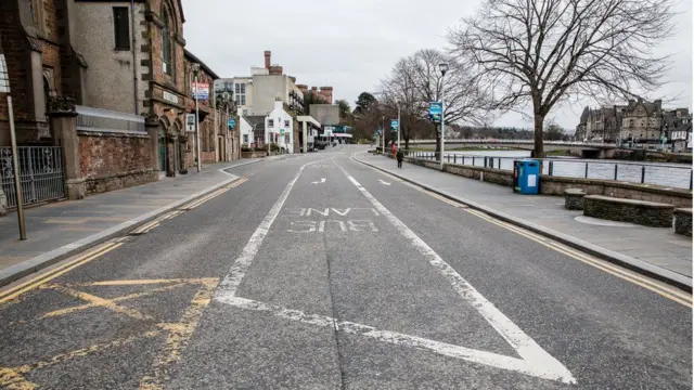 A near-deserted street in Inverness