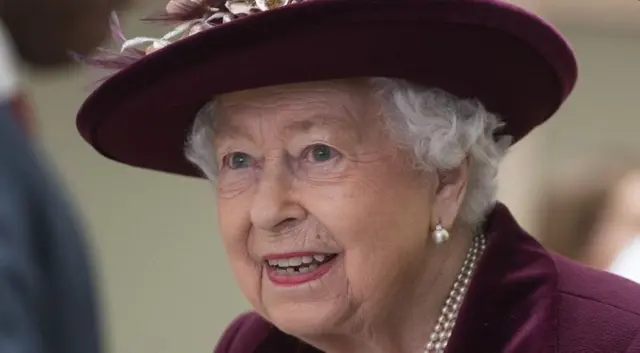 The Queen during a visit to the MI5 headquarters on 25 March