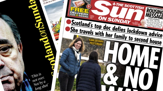 Some of Scotland's front pages