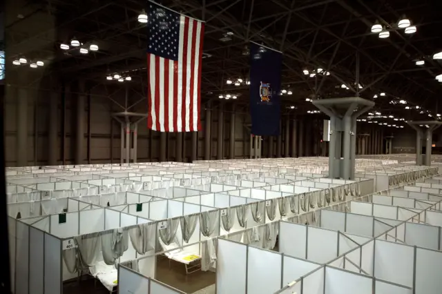 The inside of the Javits Center