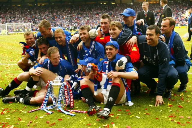 Rangers celebrate