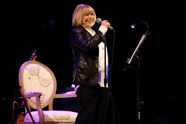 Marianne Faithfull performs at The Roundhouse in 2016