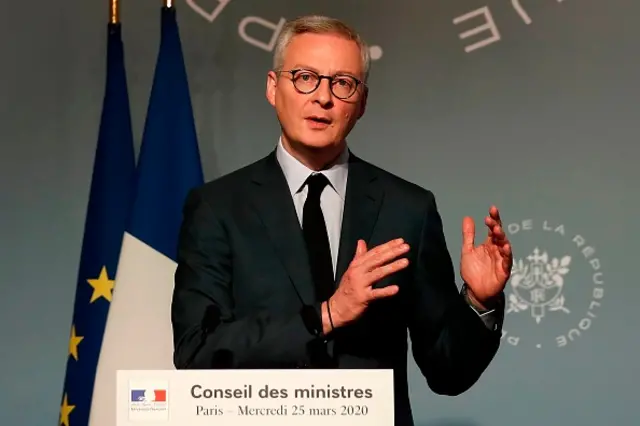 French Economy Minister Bruno Le Maire