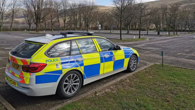 Derbyshire Police car