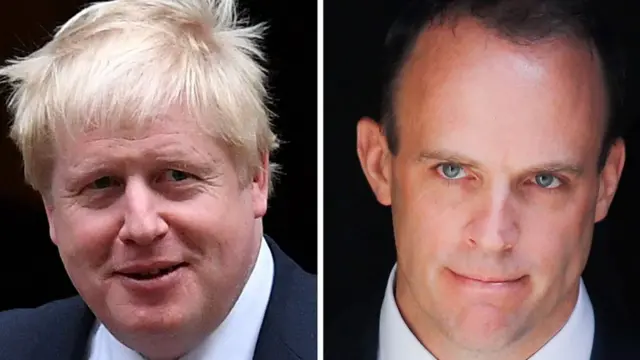 Boris Johnson, Dominic Raab