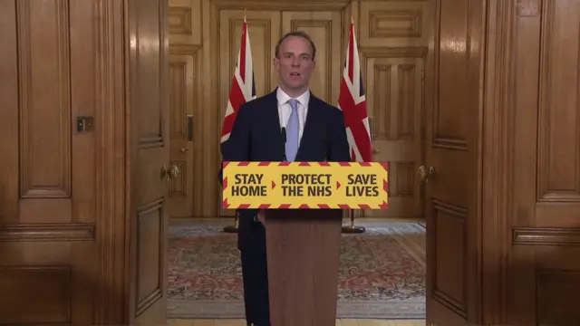 UK Foreign Secretary Dominic Raab