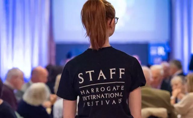 Harrogate International Festivals staff member