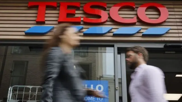 Tesco sign