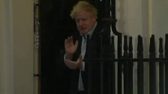 Boris Johnson at Number 10