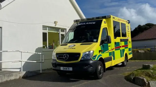 Ambulance at Les Gigands