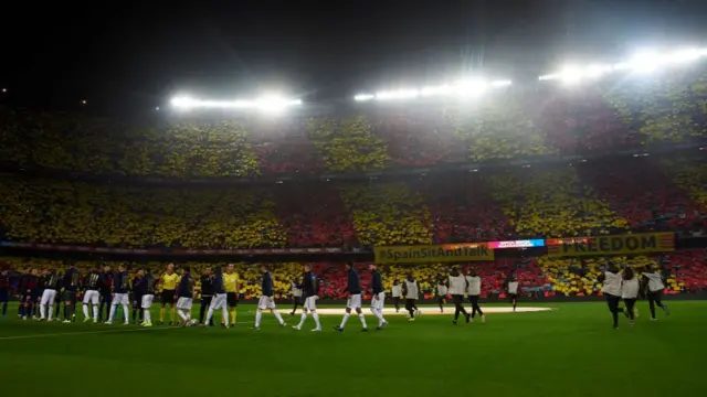 Barcelona's Nou Camp stadium