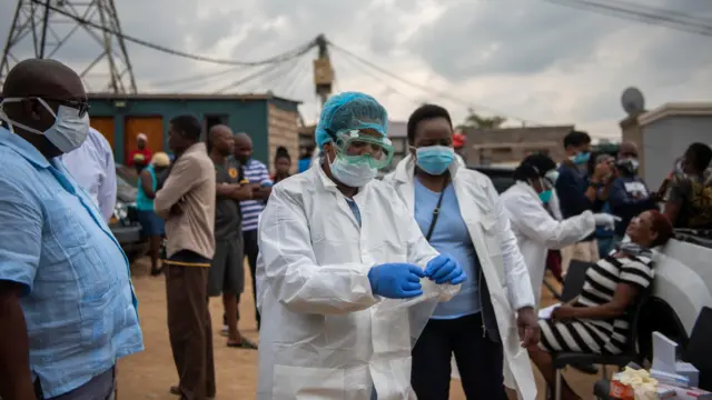 Door-to-door testing in South Africa