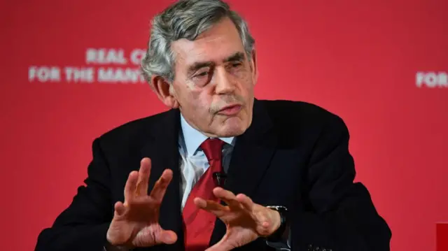 Former Prime Minister Gordon Brown