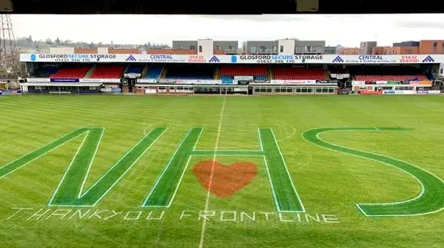 Hereford FC pitch