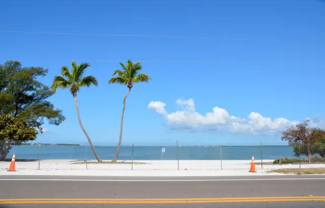 Closed beach