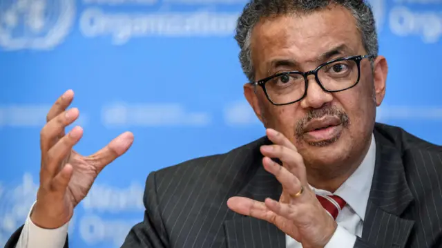 WHO head Tedros Adhanom Ghebreyesus