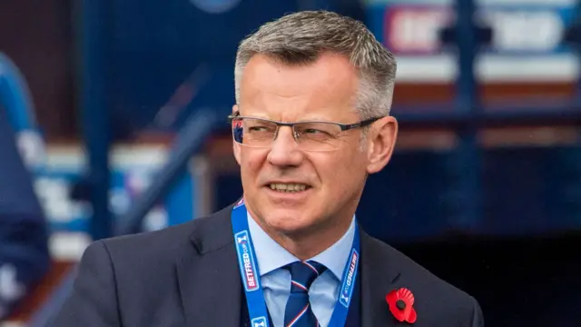 Rangers managing director Stewart Robertson